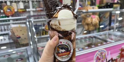 Authentic Mexican paletas and ice cream at La Michoacana Premium in Raleigh, North Carolina.